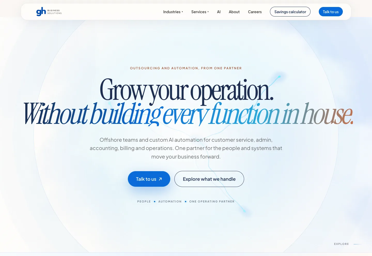GH Business Solutions project